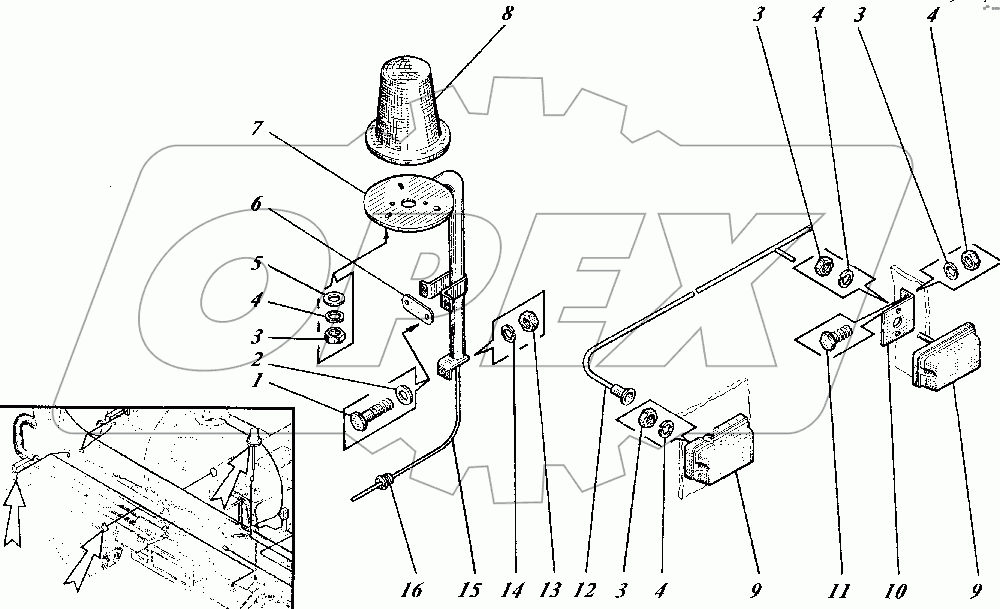 Монтаж электрооборудования КО-520.06.00.000