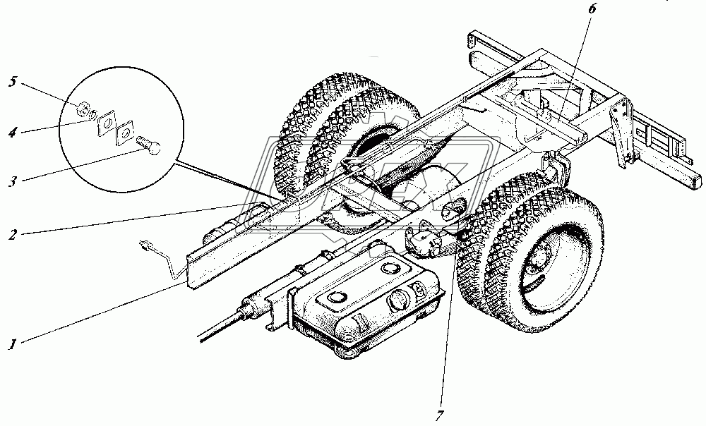 Доработка шасси КО-520.07.00.000 1