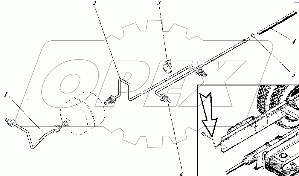 Доработка шасси КО-520.07.00.000