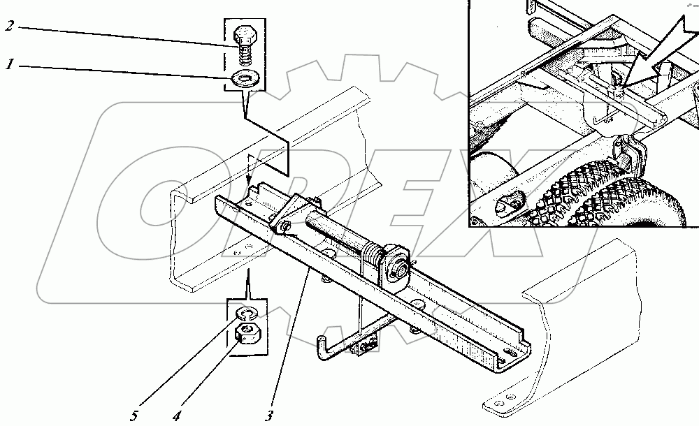 Доработка шасси КО-520.07.00.000