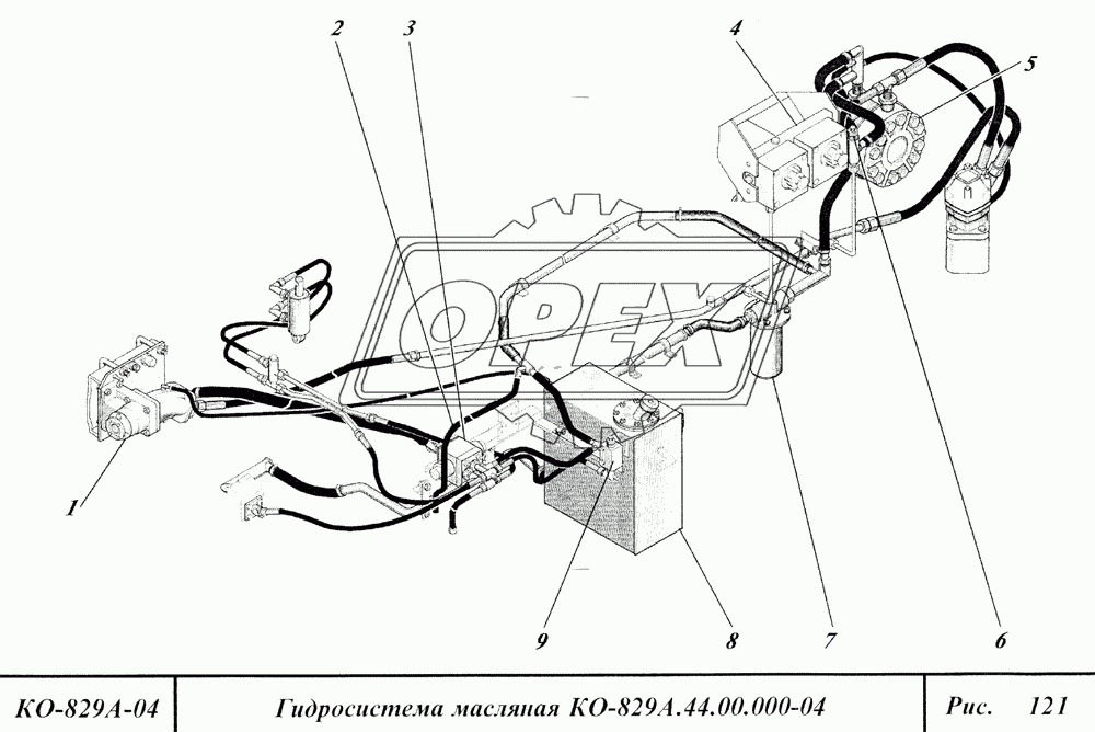 Гидросистема масляная 27