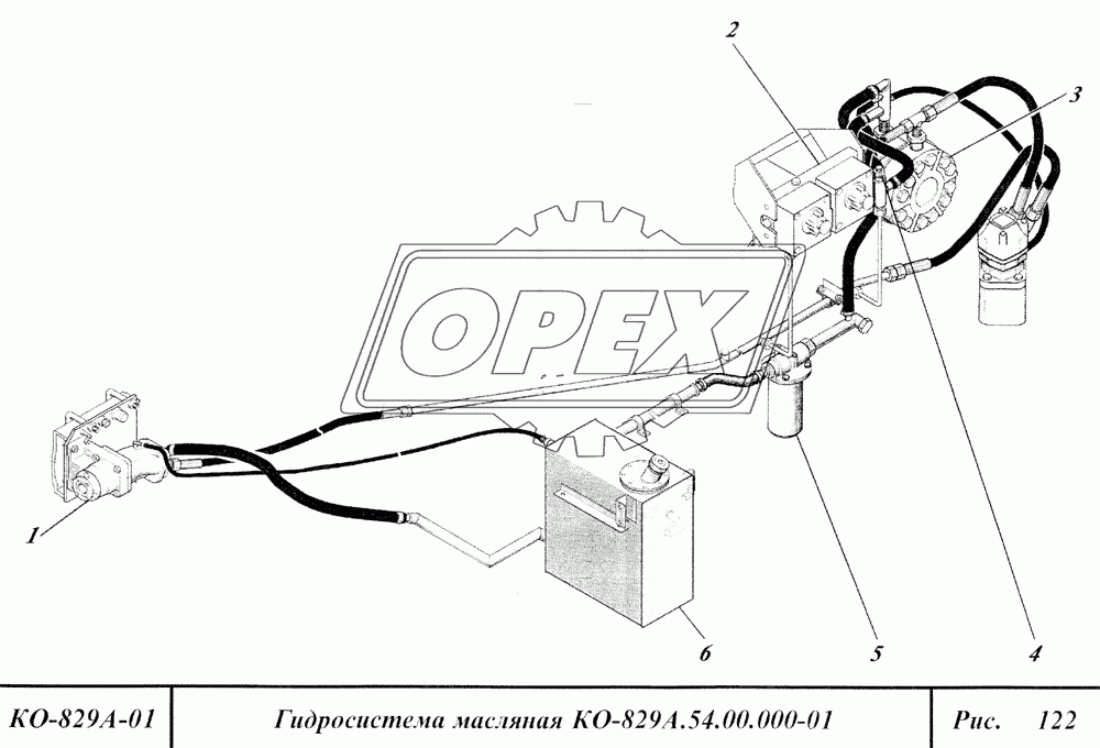 Гидросистема масляная 28