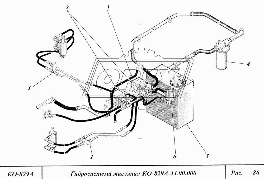 Гидросистема масляная 1