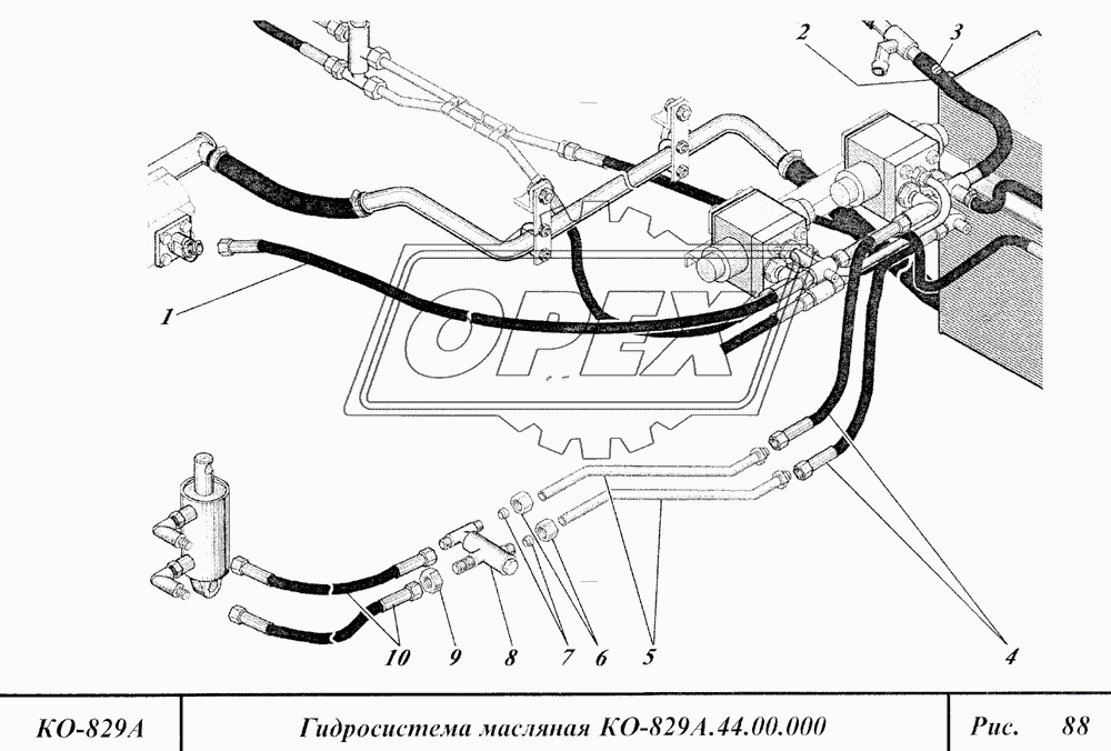 Гидросистема масляная 3