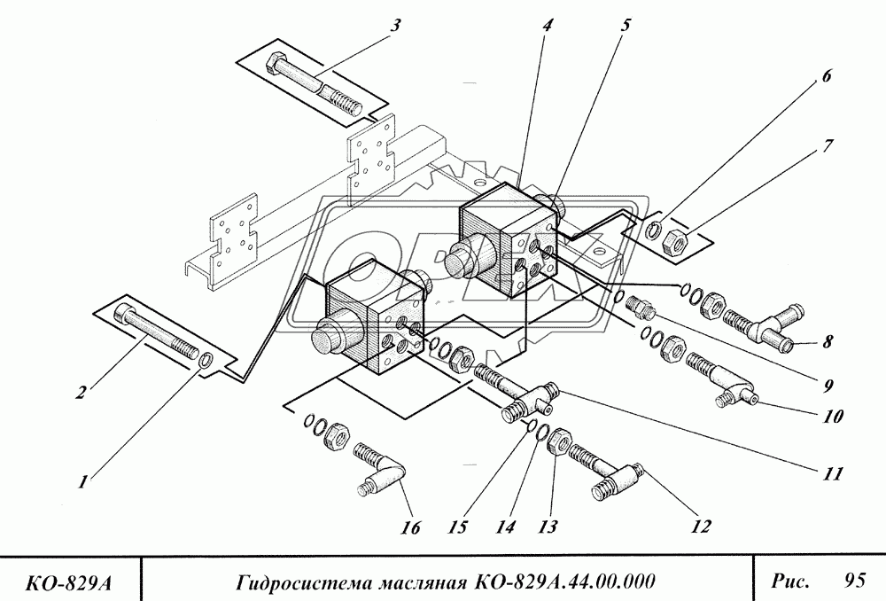 Гидросистема масляная 10