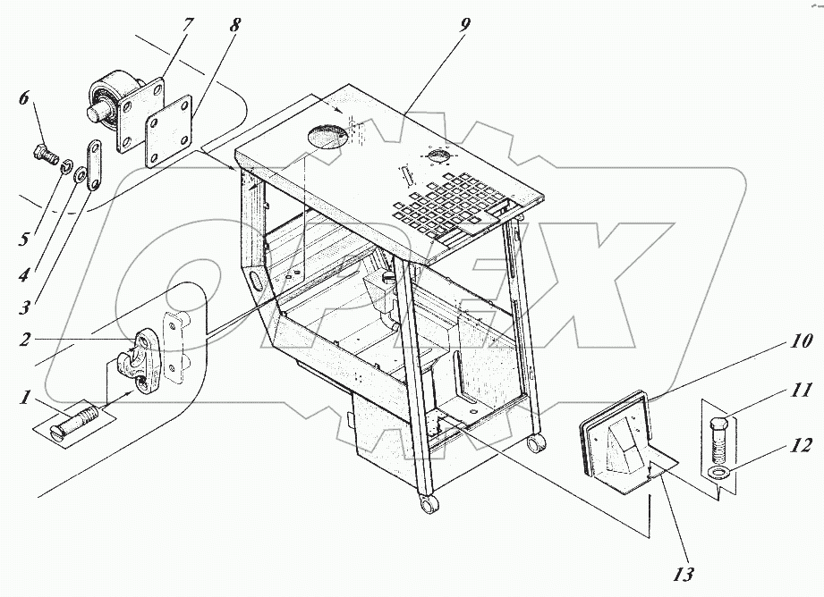  Кабина 533Н-81-сб1 (МКСМ-800Н)