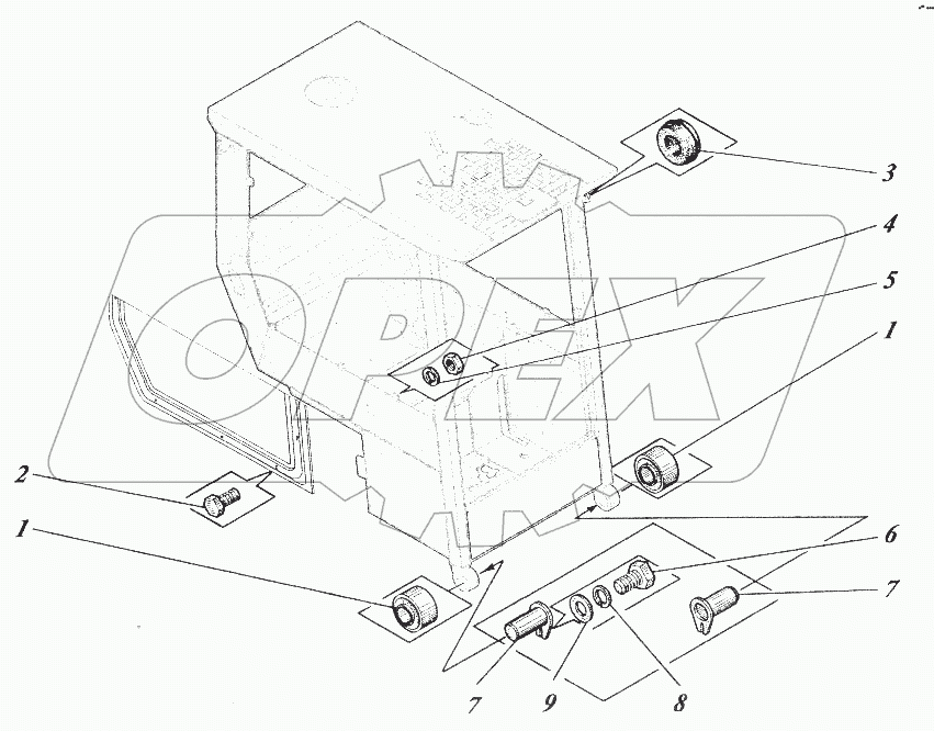  Кабина 533Н-81сб1 (МКСМ-800Н)