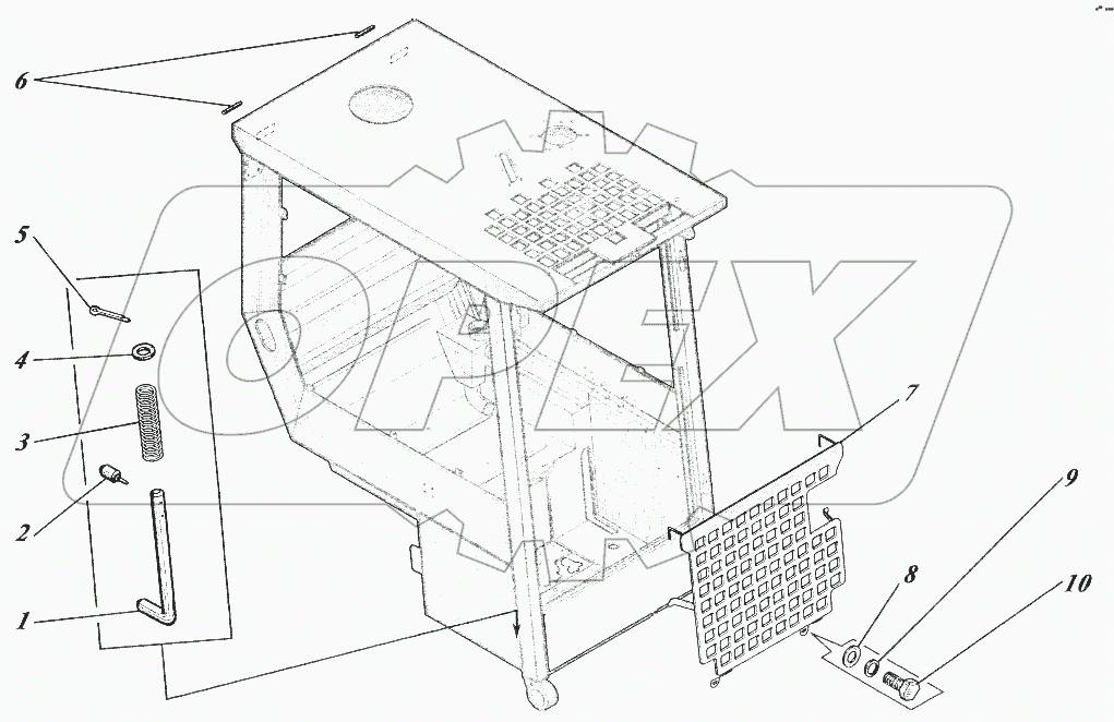  Кабина 533Н-81-сб1 (МКСМ-800Н)
