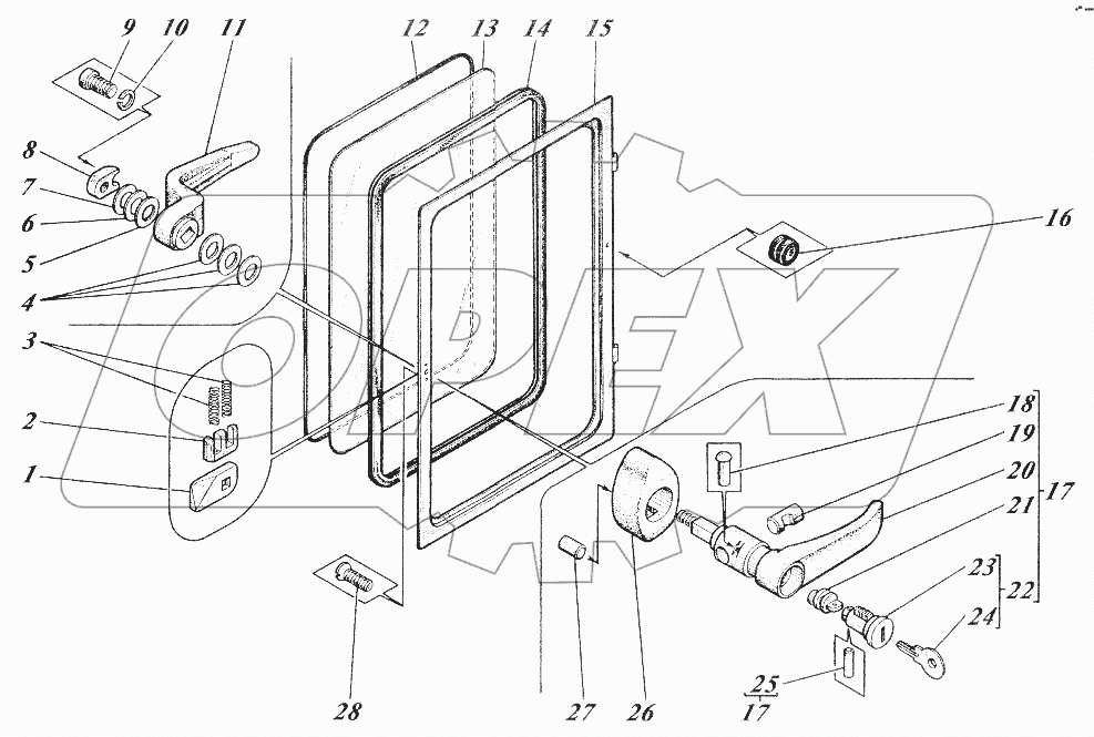  Дверь 533-9-62-81-1054-1К