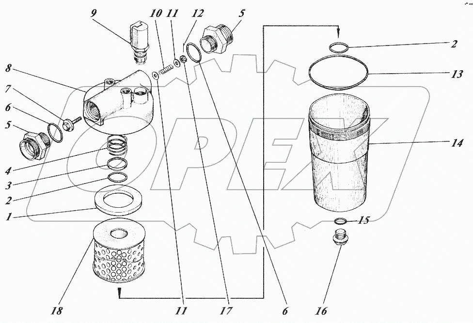  Фильтр 533-9-62-19-895-2К