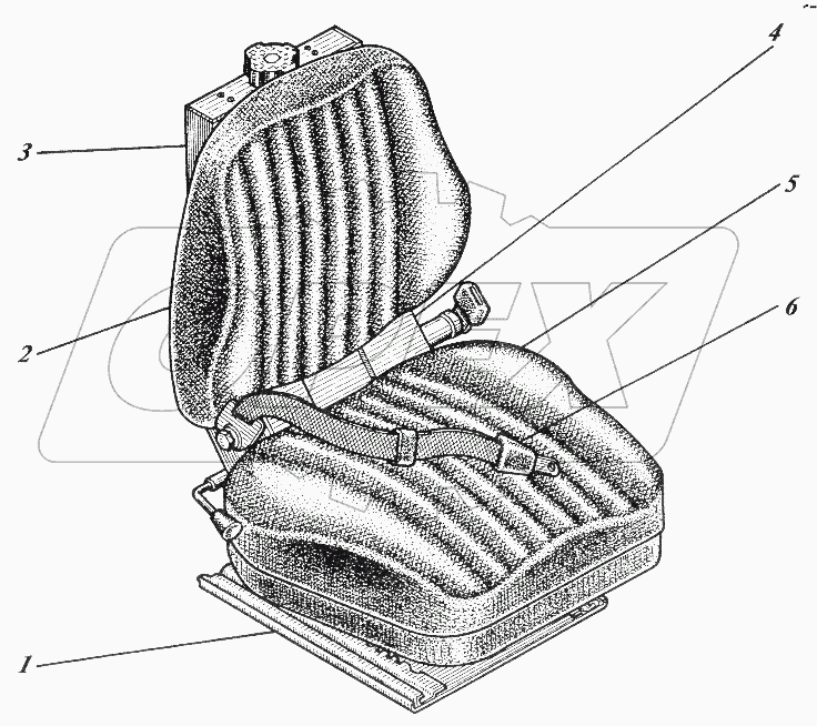  Сиденье 533-9-62-44-000-1К
