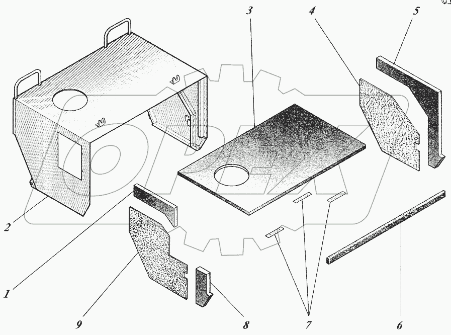  Капот 533Н-30-сб107 (МКСМ-800Н)