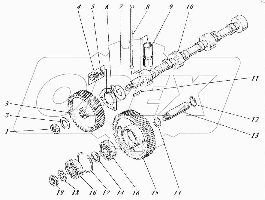  Распределение (МКСМ-800)