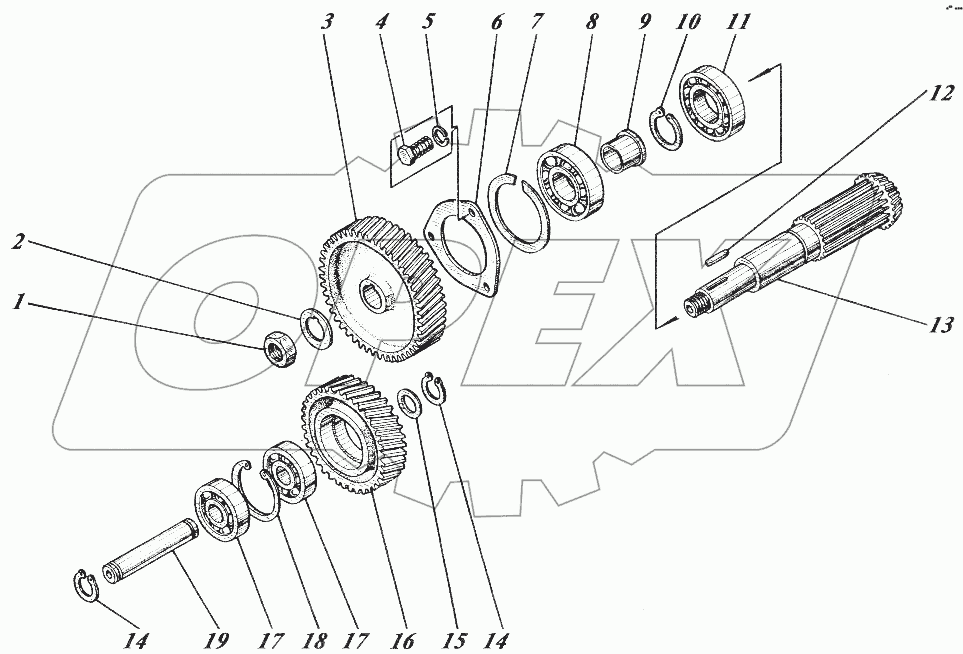  Распределение (МКСМ-800)