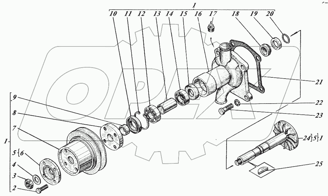  Водяной насос (МКСМ-800)