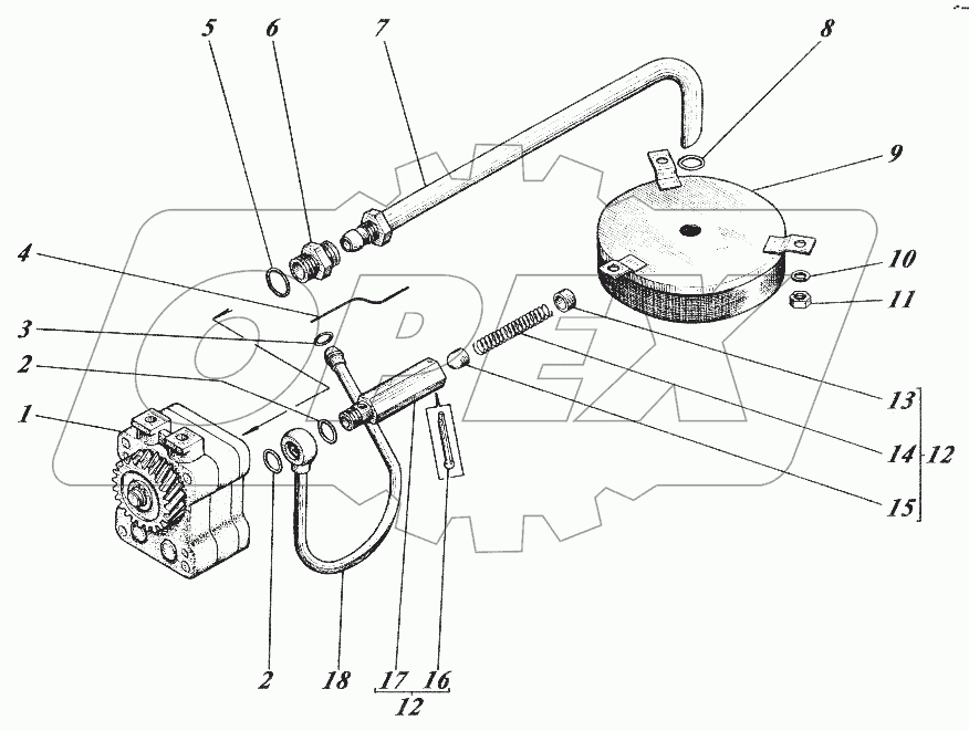  Система смазки (МКСМ-800)