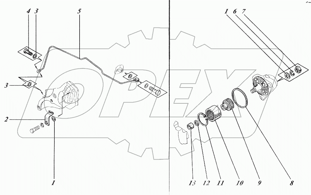  Впрыскивающий комплект 5201 1023 (МКСМ-800)