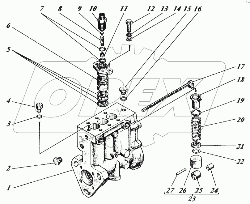  Насос впрыскивающий 750-961052 (МКСМ-800)
