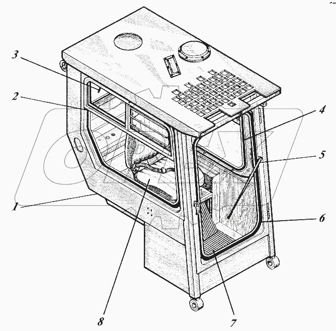  Кабина 533Н-81-сб1 (МКСМ-800Н)