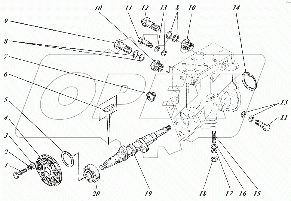  Насос впрыскивающий 750-961052 (МКСМ-800)