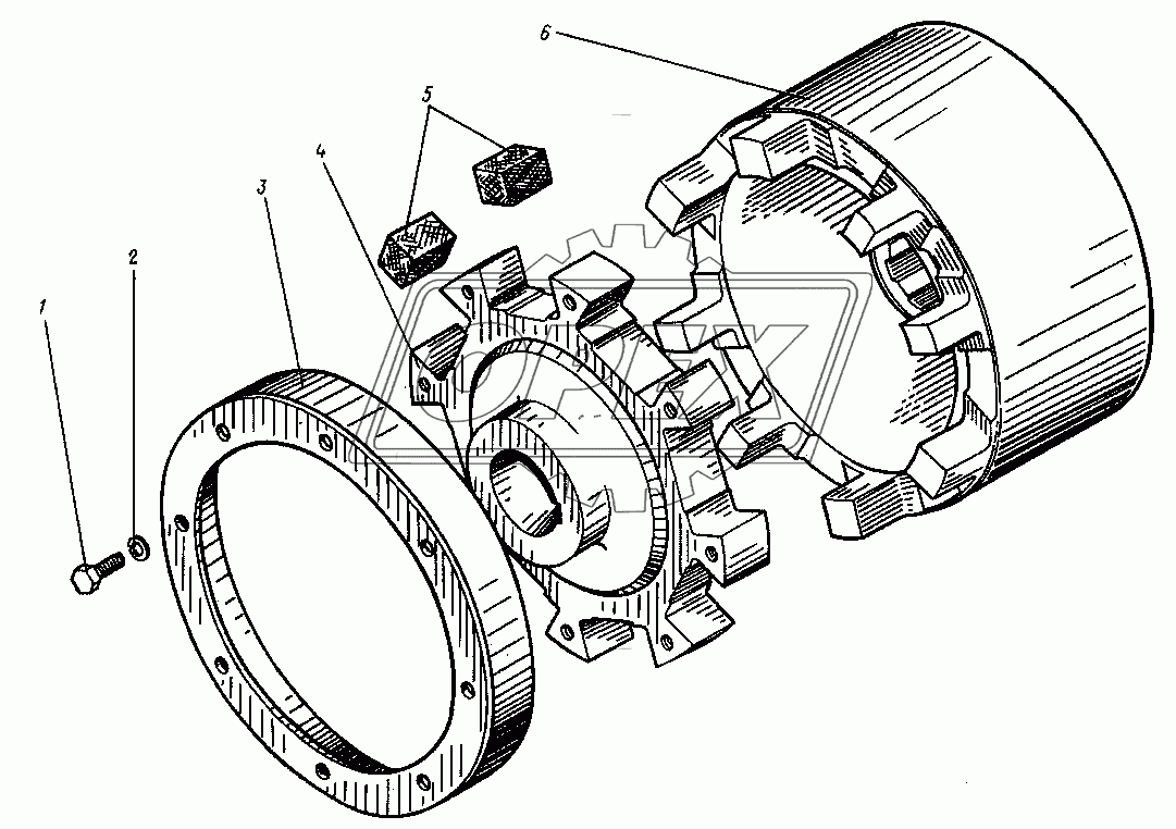 Муфта тормозная. (17-06040)