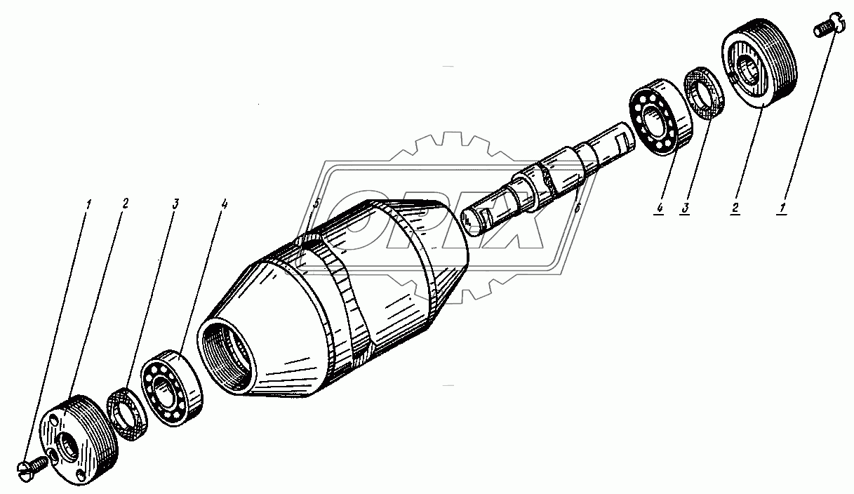 Ролик прижимной. (23-06071)