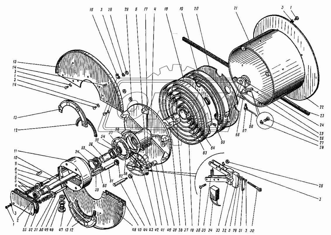 Кабельная катушка. (4-20030)