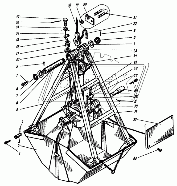 Грейфер Н-18-3. (29-00000)