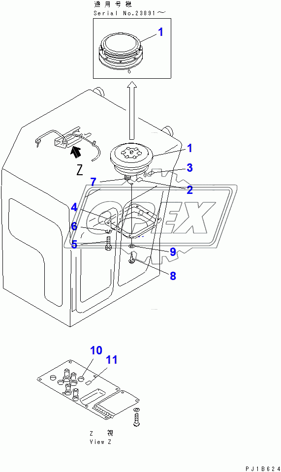  CAB (VENTILATOR)(31586-)