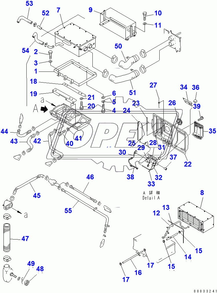  CAB (HEATER UNIT AND CONDENSER)(31643-)