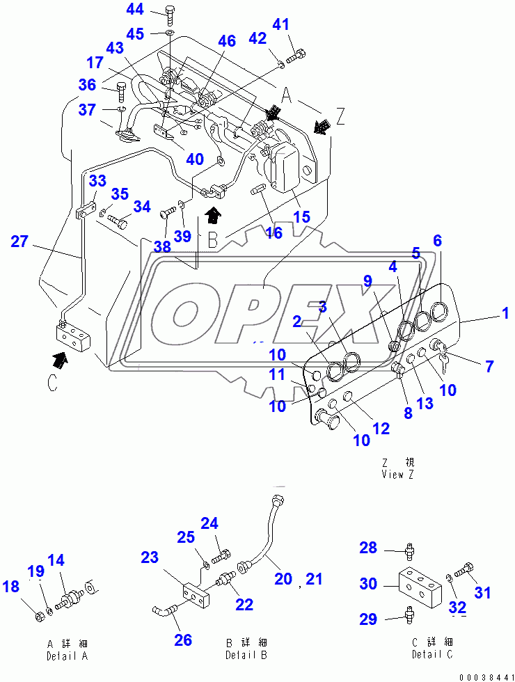  INSTRUMENT PANEL (FOR 140 ENGINE)(31586-)