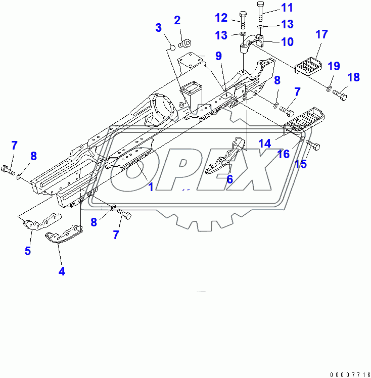  TRACK FRAME (L.H.)(31574-)