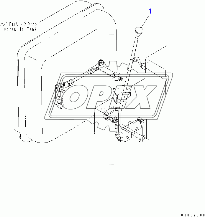  COUNTER WEIGHT CONTROL LEVER KNOB(31586-)