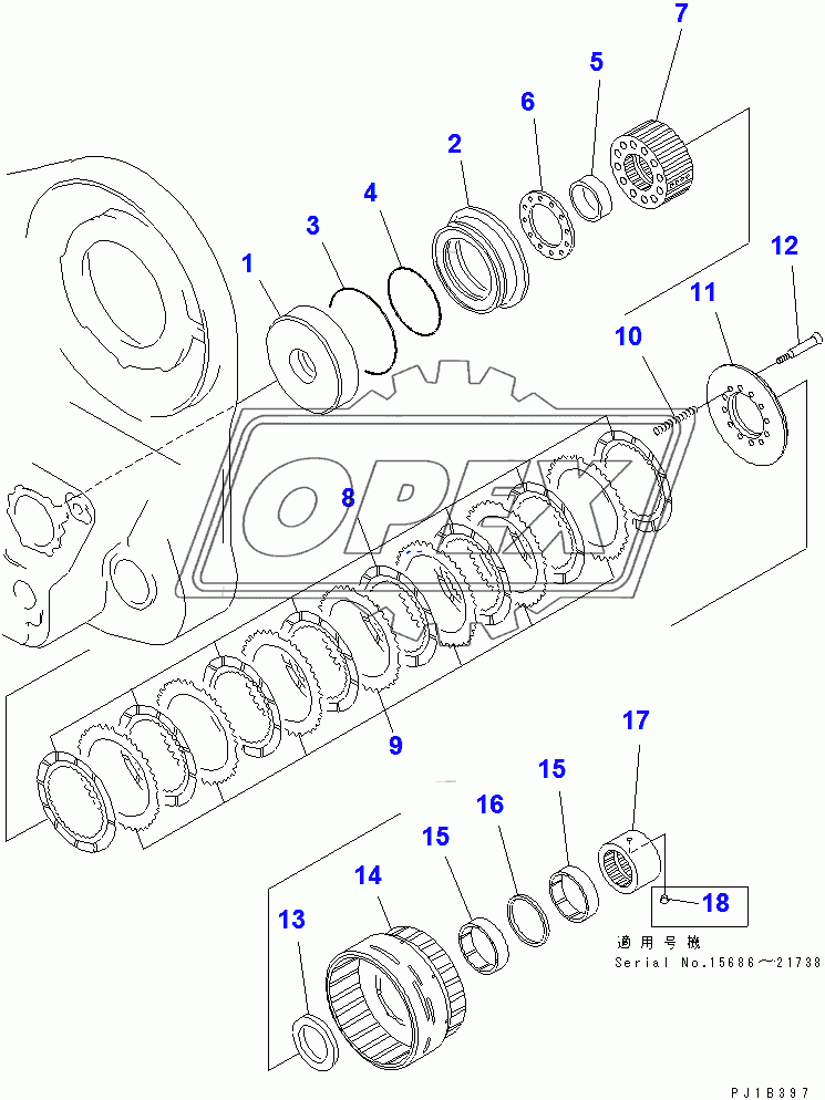  WINCH CLUTCH (2/3)