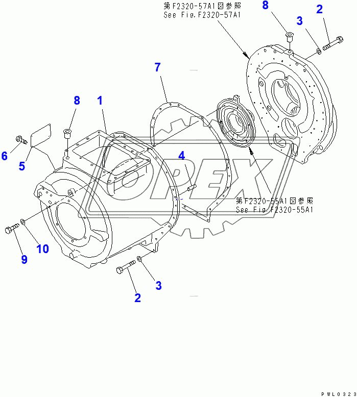  TRANSMISSION CASE(31564-)