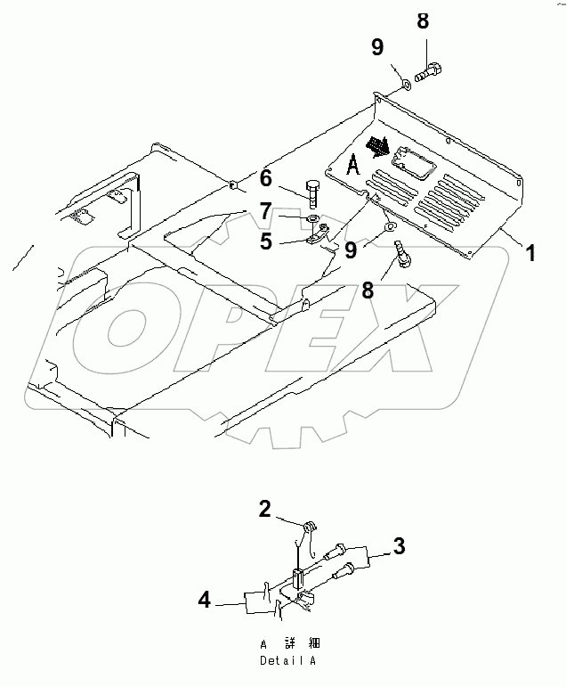 REAR COVER(№31574-)