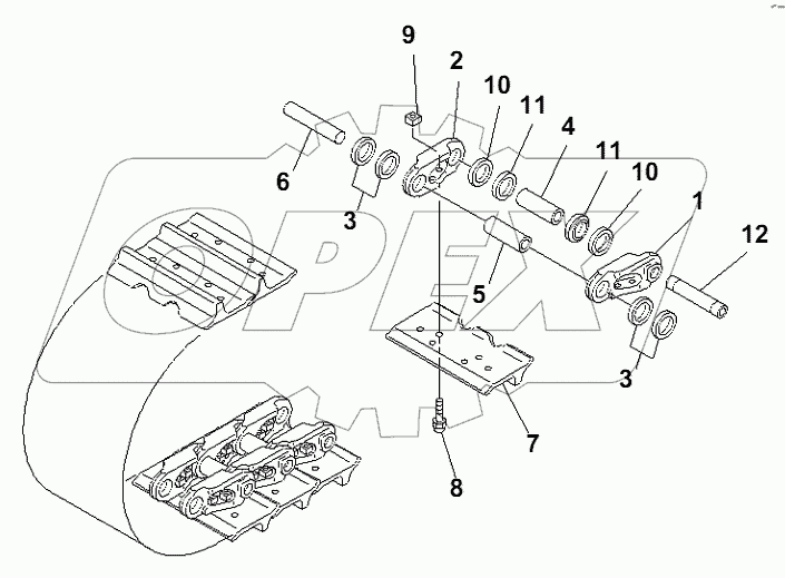 TRACK SHOE (760MM WIDE)(№31593-)