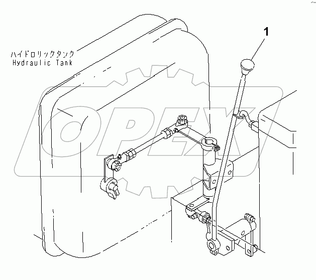 COUNTER WEIGHT CONTROL LEVER KNOB(№31586-)
