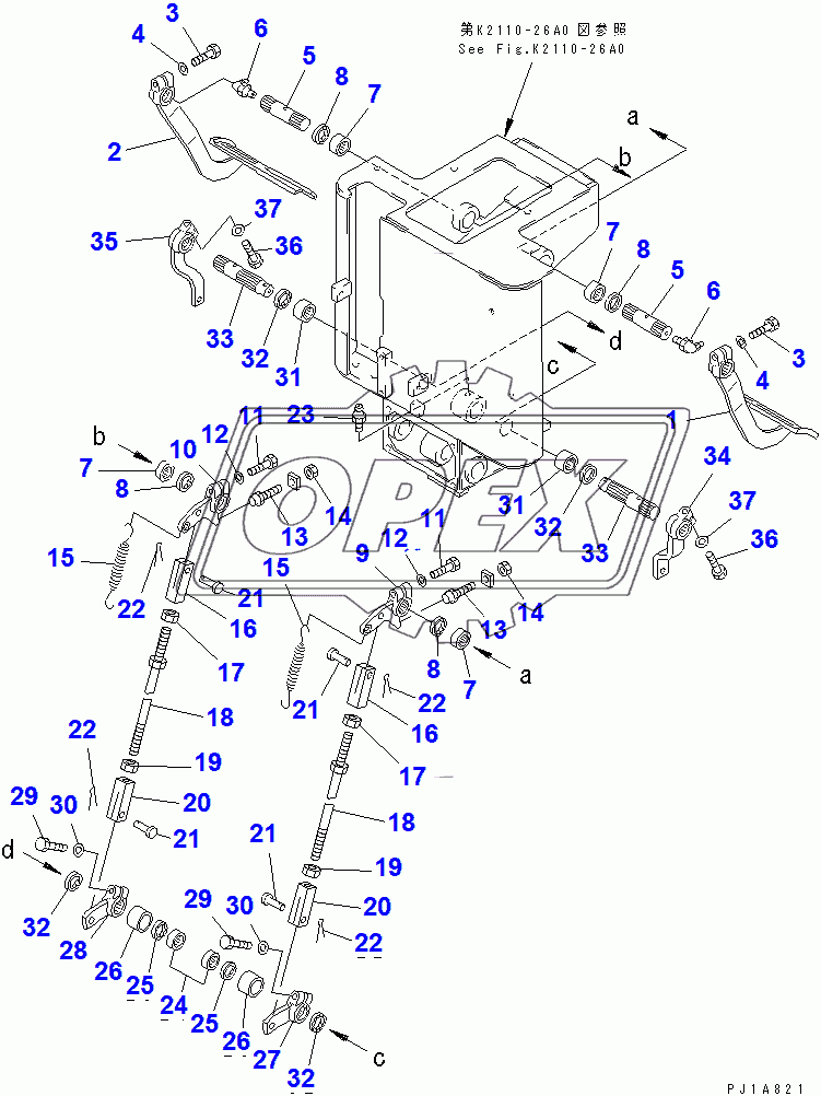  BRAKE PEDAL LINKAGE