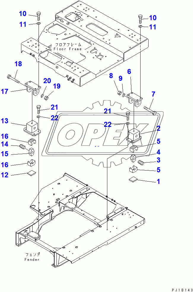  FENDER MOUNT