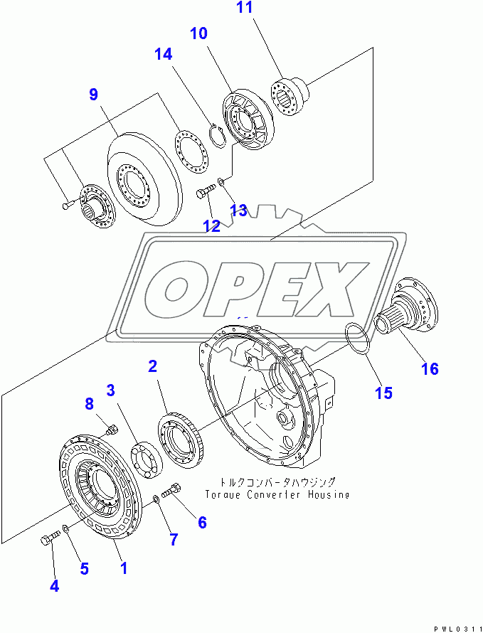  TORQUE CONVERTER BARE