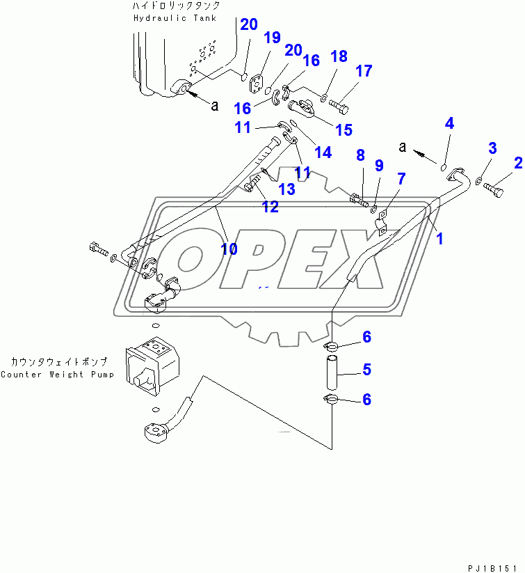  COUNTER WEIGHT PIPING (1/2)