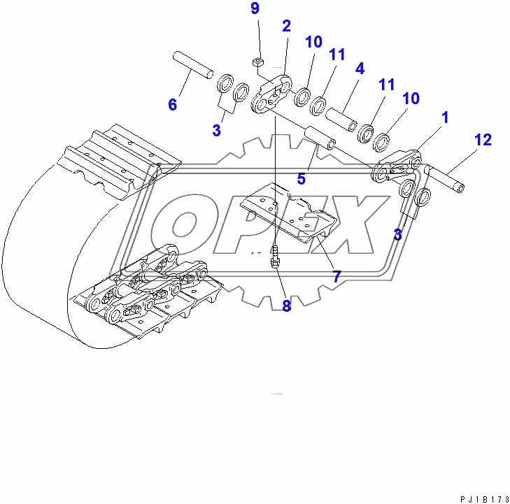  TRACK SHOE (760MM WIDE)