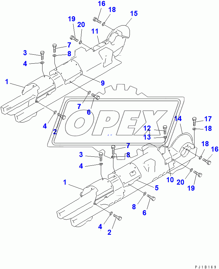  TRACK FRAME COVER