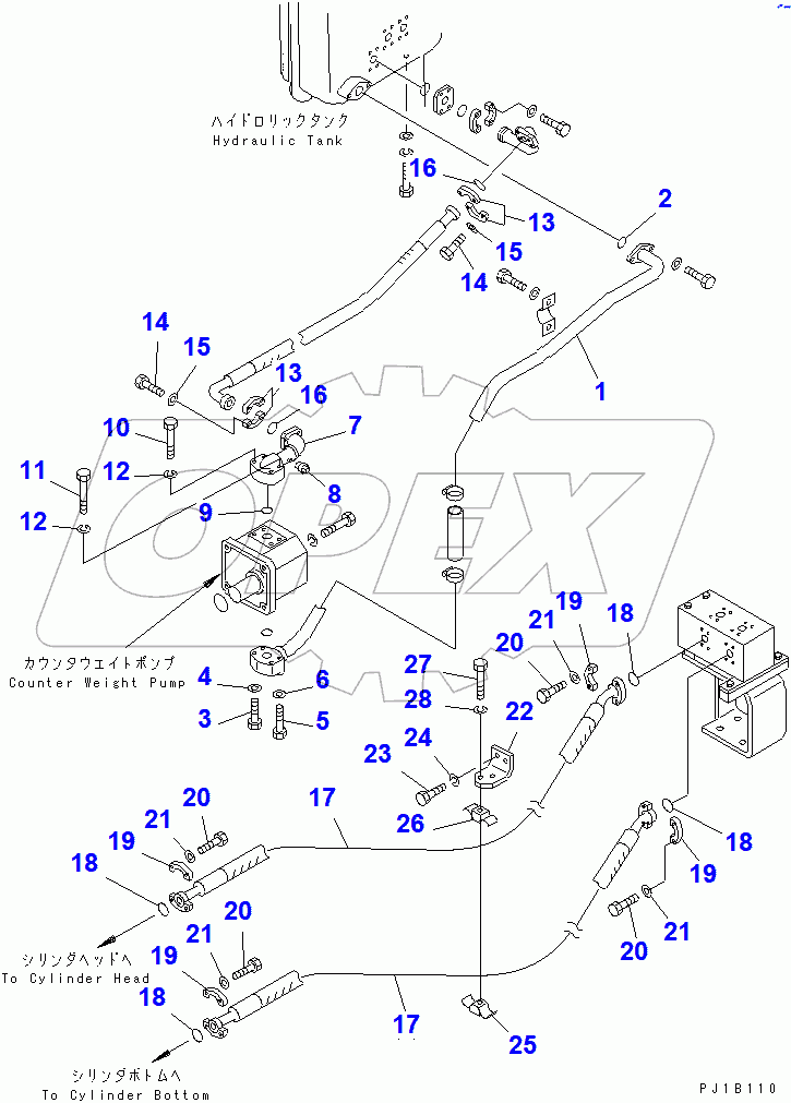  COUNTER WEIGHT PIPING (1/2)