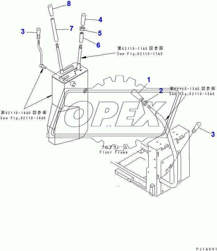  WINCH CONTROL LEVER KNOB