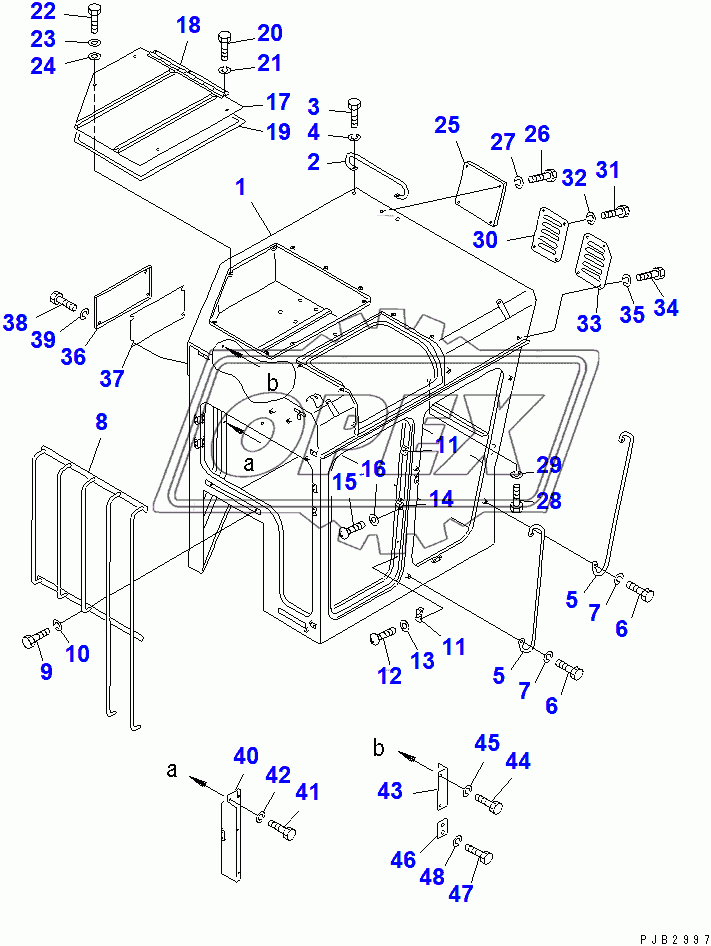  CAB (BODY AND COVER)