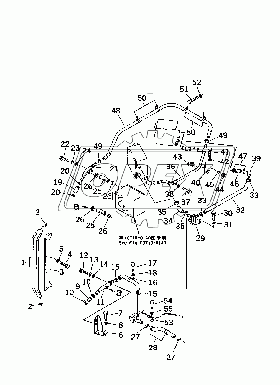  CAB HEATER PIPING