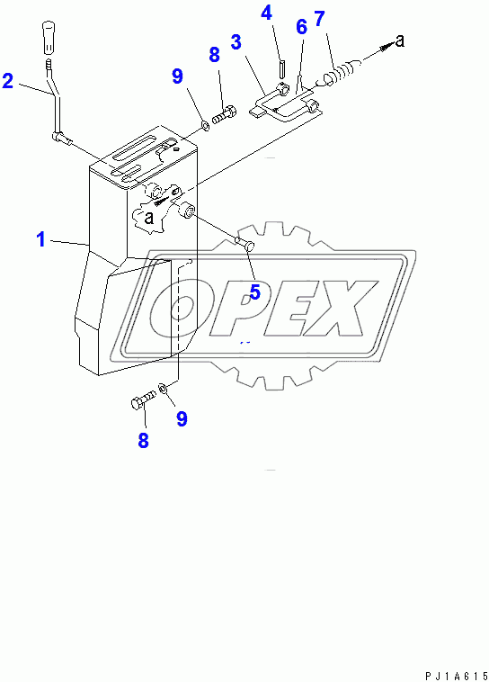  HOOK AND HI-LOW CONTROL LEVER