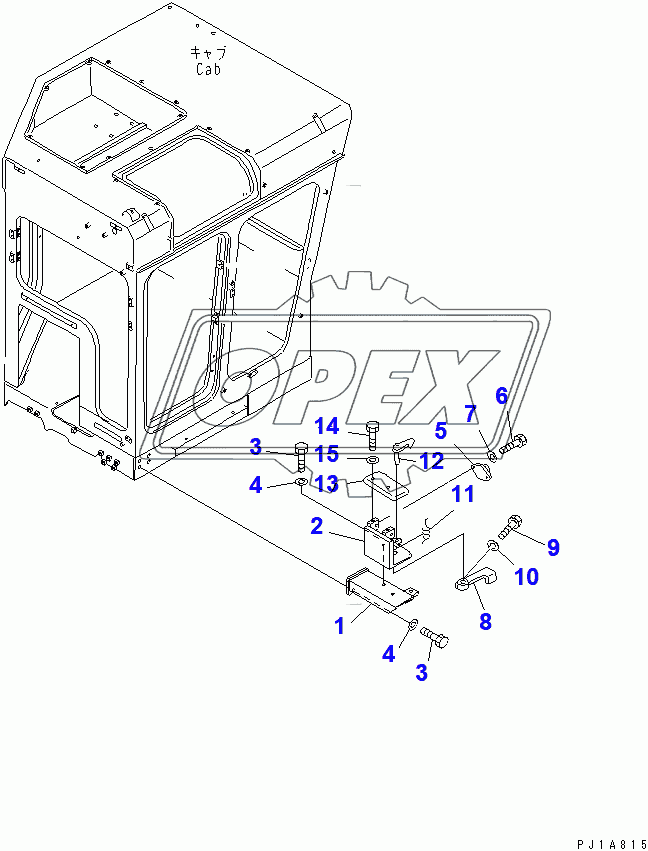  CAB DOOR LOCK